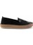 Siyah Kroko Kadın Espadril K01309230811 2