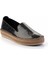 Siyah Kroko Kadın Espadril K01309230811 3