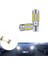 2 Adet W5W T10 12V 6000K 5630 10 Smd Araba LED Ampul Canbus Plaka Kama Yan Dönüş Sinyal Işığı Süper Parlak Beyaz (Yurt Dışından) 3
