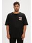 Gain Siyah Baskılı Erkek Tişört 1