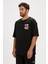 Gain Siyah Baskılı Erkek Tişört 4