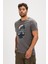 Bean Asfalt Baskılı Erkek Tişört 1