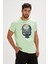 Bean Yeşil Baskılı Erkek Tişört 1