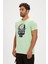 Bean Yeşil Baskılı Erkek Tişört 3
