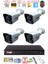 4 Kameralı 2mp Full Hd Görüntü 6 Atom LED Gece Görüşlü Dış Mekan Güvenlik Kamerası Seti 320 GB 2