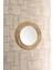 Dekoratif Yuvarlak Ayna Gold 1