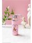 Pembe Boğa Burcu Kılıflı Cam Matara 400 ml 1