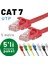 Irenıs 5 Adet 5 Metre Cat7 Kablo Ethernet Network Internet Lan Kablosu 1