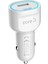 Cc-02 Hızlı Şarj Özellikli LED Işıklı Qc 3.0 Usb-A ve Type-C Pd Araç Şarj Başlığı Pd 20W 2