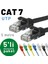 Irenıs 5 Adet 5 Metre Cat7 Kablo Ethernet Network Internet Lan Kablosu 1