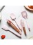 G5 Stili Premium Silikon Gereçler Seti Pişirme Mutfak Gereçleri Seti Turner Maşa Spatula Çorba Kaşığı Yapışmaz Kürek Yağ Fırçası Mutfak Aleti (Yurt Dışından) 2
