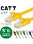 Irenıs 5 Adet 7,5 Metre Cat7 Kablo Ethernet Network Internet Lan Kablosu 1