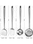 No.10 Tarzı 304 Paslanmaz Çelik Wok Spatula Mutfak Oluklu Turner Kaşık Pota Kürek Pişirme Araçları Güveç Gereç Seti Utensilio Cocina (Yurt Dışından) 5