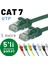 Irenıs 5 Adet 5 Metre Cat7 Kablo Ethernet Network Internet Lan Kablosu 1