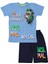 Erkek Çocuk Karakter Baskılı T-Shirt Şortlu 2'li Alt Üst Takım 1
