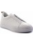 Beyaz Hakiki Deri Erkek Sneaker E01585712803 3