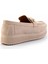 Bej Süet Kadın Loafer Ayakkabı K01311249502 4
