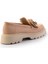 Nude Kumaş Kadın Loafer Ayakkabı K01246170804 4