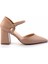 Bej Kadın Klasik Topuklu Ayakkabı K01231364009 2