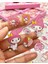 Sanrio My Melody Karakterli 4 Bölümlü 100 Yaprak Pembe Kutu Sticker Seti bullet Journal Scrapbook 4
