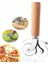 Ahşap Saplı Hamur ve Pizza Kesme Ruleti Pizza Cutter 2'li Hamur-Pizza Kesme Ruleti 1 Adet 2