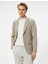 Blazer Ceket Slim Fit Düğmeli Cep Detaylı 1