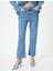Kısa Ispanyol Paça Kot Pantolon Victoria Crop Flare Jeans 3