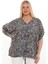 Viskon Oversize Büyük Beden Gömlek 4