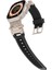 Apple Watch Ultra/ultra2 49MM ile Uyumlu Kordon Metal Başlıklı Silikon Kordon 2