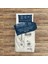 Gibson Les Paul Navyblue & Fender Stratocaster Ivory Çift Taraflı Nevresim Takımı 4