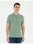 Erkek Çağla Slim Fit Fermuarlı Polo Yaka Triko Tişört 50288084-VR016 1