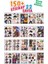 150+ Kpop Anime Sticker Book Etiket Kitabı Sticker Defteri A5 Boyut Etiket Seti 3