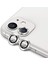 iPhone 11 Kamera Koruyucu Lens Alüminyum Alışımlı Cam (gümüş) 1
