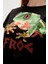 Bad Bear Frog 0 Yaka Kadın Tshirt - Siyah 3