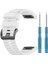 Garmin Forerunner 945 Blue Bundle Kordon Quick Fit Strap Band Beyaz 2