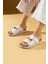 Çift Gold Tokalı Comfort Taban Kadın Sandalet 70-0232-24 1