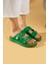 Çift Gold Tokalı Comfort Taban Kadın Sandalet 70-0232-24 1