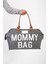 Kadın El Çantası Büyük Boy Anne Bebek Çantası Gri 2