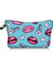 No.2 Tarzı 24X20X13CM-KÜÇÜK Polyester Ruj Dudak Baskı Desen Kadın Seyahat Saklama Çantası Tuvalet Organize Sevimli Kozmetik Çantası Taşınabilir Makyaj Çantası Neceser (Yurt Dışından) 3