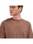 Nove Erkek Kahverengi Günlük Stil T-Shirt 24YETL18D06-KHV 5