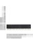 16 Pin Tek Sıra Dişi Header 180 Derece 1X16 Pin 2.54MM Soket Konnektör Breadboard Pcb Devre Bağlantı 3
