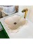 Light Traverten Doğal Tasarım Papatya Lavabo 4