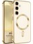 Samsung Galaxy S23 Fe Kılıf Magsafe Luxury Electroplate Gold 1
