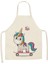 No.11 Stili 47X38CM Çocuk Unicorn Mutfak Önlüğü Karikatür Ebeveyn-Çocuk Kolsuz Önlük Pamuk Keten Önlükleri Yetişkin Ev Temizleme Araçları Önlükler Için (Yurt Dışından) 4