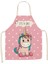 No.11 Stili 47X38CM Çocuk Unicorn Mutfak Önlüğü Karikatür Ebeveyn-Çocuk Kolsuz Önlük Pamuk Keten Önlükleri Yetişkin Ev Temizleme Araçları Önlükler Için (Yurt Dışından) 5