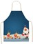 PM0005-6 Stili 1 Adet Noel Baba Noel Şef Önlüğü Kadın Önlük Pamuk Keten Önlükleri 53*65 cm Mutfak Pişirme Pişirme Aksesuarı Için Önlük (Yurt Dışından) 1