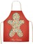 Kırmızı Stil 47X38CM Çocuk Boyutu Noel Önlük Keten Zehirli Noel Baba Ekose Baskılı Kadınlar Için Önlük Önlükleri Pişirme Aksesuarları Çocuk Önlüğü Delantal (Yurt Dışından) 5