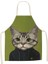 No.11 Stili 68X55CM Yetişkin Boyutu Yaratıcı Karikatür Kedi Desenli Önlük Mutfak Önlüğü Için Kuaför Önlükleri Kadınlar Için Ürünler Ev Mutfak Özelleştirilebilir Önlük (Yurt Dışından) 1