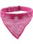 Pembe Tarzı 20-28CM Köpek Atkısı Ayarlanabilir Pet Köpek Üçgen Bandaj Kedi Eşarp Bandana Yaka Önlük Boyun Dekor Giydirme Doğum Günü Partisi Yıkanabilir (Yurt Dışından) 1