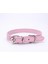 Shanhua Shop Pembe Tarzı 30X1.0CM Evcil Hayvan Malzemeleri Köpek Tasması Alaşım Toka Köpek Zinciri Kedi Kolye Boyutu Ayarlanabilir Küçük ve Orta Boy Köpek Tasmaları Köpek Malzemeleri (Yurt Dışından) 1